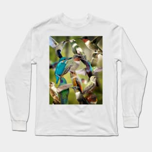 Humming Birds Long Sleeve T-Shirt